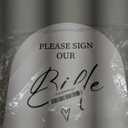 Acrylic Wedding Sign Wedding Signs for Ceremony Please Sign Our Bible Sign for Wedding Modern Calligraphy Arch Acrylic Table Top Sign for Wedding Reception and Event Party Table(white)