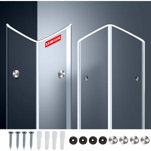 MONOID Wall Corner Protector, 2 PCS Furniture Edge Protection, PC Anti-Bump Guards Avoid Scratching Corner Trim for Door Frame, Table, Countertop, Stair, Wall-Mount, Clear, 1.97IN47.24IN/5CM120CM