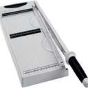 Tim Holtz Paper Cutter Tool - Maxi Guillotine Paper Trimmer for Scrapbooking, Vinyl, and Craft Paper - 12.25 Inch Cutting Length with Extendable Ruler and Grid Lines
