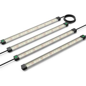 VIVOSUN Lumaray LED Grow Light Bars 16(4-Bar), Full Spectrum Side Lighting with 60% Red Light up to 25% Yields for Grow Tents, Greenhouses, Magnet Reliability Upgraded, SGS Compatible