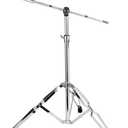 Cymbal Stand, Adjust high Boom and Straight Combo,Double Braced Legs with Rubber Feet fits 8'' Crash、10 '' Crash、12''Crash、14'' hi hat、16'' Crash、18'' Crash、20'' Ride Stands with Drumsticks and drumstick storage bags, drum keys