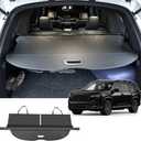 Vesul Cargo Cover Compatible with Honda Pilot 2026 2025 2024 2023 PVC Leather Security Shield Tonneau Cover Rear Trunk Shade Anti-Peeping Luggage Privacy Screen No Gap Black