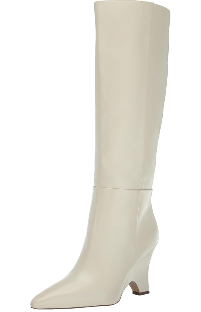 Kluolandi White High Heels For Women Boots Size 8.5