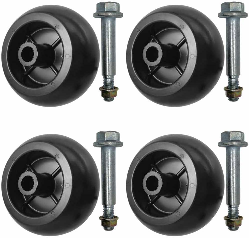 Parts 4 Outdoor 4 Bad BOY 15172 Deck Wheels + Bolt 018-0010-00, 022-1000-00, 022-5234-98
