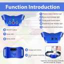 Citronella Bark Collar for Dogs, [No Spray Refill] Spray Dog Training Collar, Humane Citronella Dog Barking Collars, Safer Anti Barking Control Spray Collar for L/M/S Dogs Blue