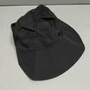 Black High-Performance Lightweight Waterproof Hat with Soft Packable Brim, Quick-Dry