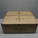 Model DS-TCL049 tochic farmhouse chandelier light fixture for living room, 35.4" western forest bear pendant chandelier lighting for dining room, vintage antique bronze chandeliers for bedroom, kitchen, entryway