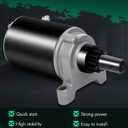 SCITOO Starter Motor STC0023 5747N for Tecumseh OH50 OHH50 OHV110 OHV120 OHV125 OHV130 OHV135 Small Engines 12 Volt CCW 10-Tooth Pinion