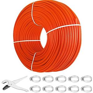 VEVOR Oxygen-Barrier PEX Pipe 1000Ft - 1/2" Radiant Heat Floor Heating Plumbing Tubing for Cold & Hot Water