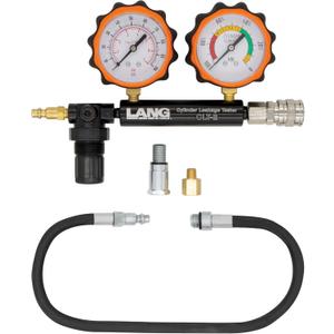Lang Tools CLT-2 100 PSI Cylinder Leakage Tester with 2 Gauges, One Size