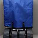 Mac Sports Heavy Duty Collapsible Folding All Terrain Utility Beach Wagon Cart, Blue/White