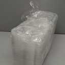 Peohud 50 Pack Clear Bento Snack Containers, 4 Compartment Food Storage Containers, Reusable Meal Prep Containers, Plastic Divided Bento Boxes with Lids for Lunch, Work, Travel