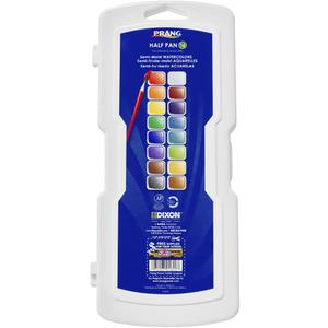 Prang Semi-Moist Watercolors 16-Color Half Pan Set