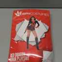 Morph Ninja Women's Costume - Adult Ninja Womens Costume for Halloween (Medium, Red)