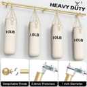 Double Curtain Rod 36-76 Inch, Gold Dual Curtain Rods for Windows, 1 Inch Decorative Adjustable Heavy Duty Telescopic Spliced Window Treatment Rods Set for Bedroom Living Room Farmhouse