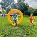 Inflatable Jump Ring for Boys Jump Sonic Rings for Boys and Girls Kids Toys Sonic Brithday Party Decorations