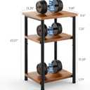 OLIXIS 3-Tier Small Side Tables for Small Spaces, Set of 2, 2 Pack