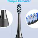 Onlyone Replacement Toothbrush Heads, Electric Toothbrush Heads Refills, Black, 8 Pack