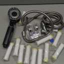 HOTIMO Filtered Shower Head with Handheld  High Pressure 3 Spray Modes Showerhead with Filters, 12 Replaceable Water Softener Filters for Hard Water | Ion Shower Drops Head with 75" AntiBurst Hose