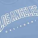 LilyCoco Womens Oversized Graphic Sweatshirt Long Sleeve Crewneck Pullover Shirt Blue Small (Blue, S)