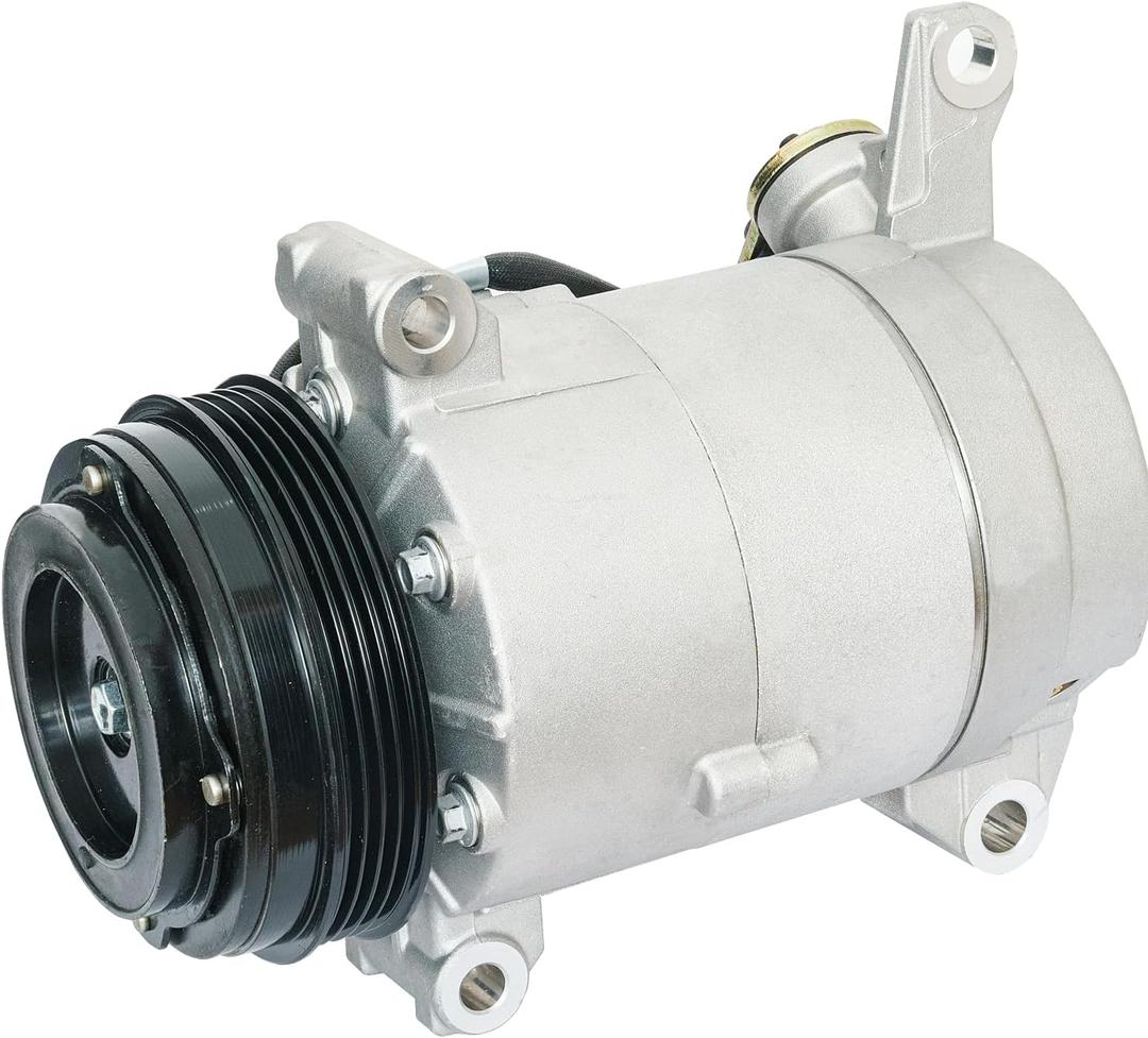 AC Compressor with 6-Groove Clutch for 1999-2003 Chevy Silverado Avalanche Suburban Tahoe & GMC Sierra Yukon | Fits 4.8L 5.3L 6.0L 8.1L V8#CO20448GLC A/C Compressor