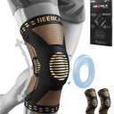 NEENCA 2 Pack Knee Braces for Knee Pain, Compression Knee Sleeves with Patella Gel Pad & Side Stabilizers, Knee Support for Men Women, Meniscus Tear, Arthritis, Joint Pain, ACL,PCL,MCL,Runner, Workout