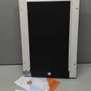 Dog Door for Door All Aluminum Alloy 3 Flaps White, Medium Doggy Doggie Door, Cat Door Heavy Duty Pet Door for Dogs, Insulation Flap and Lockable Closing Panel, Durable Rust Resistant, Pet Up to 45lb
