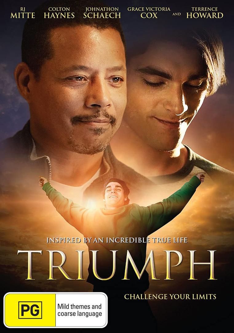Triumph DVD | R.J. Mitte, Colton Haynes, Terrence Howard | NON-USA Format | Region 4 Import - Australia