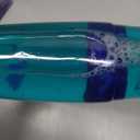 JAMBO 16" Beautiful Lamp- Teal with Purple Wax- Relaxing Liquid Light, Night Light Nightlight, Retro Home Decor Light, Living Room Office Bedroom Lamp for Adults Teens Kids, Magma Motion (Indigo Marble)