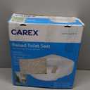 Carex Toilet Seat Riser, 5.5 Inch, Toilet Seat Risers for Seniors, Raised Toilet Seat, Supports 300lbs, Slip-Resistant, Toilet Riser, Elevated Toilet Seats