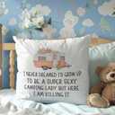 Camper Gifts Pillow Covers 18x18 Inches, Funny Sarcastic Decorative Pillowcase Cases, Camping Gifts for Women Throw Pillow Covers for Couch Sofa Bed Home Room Decor