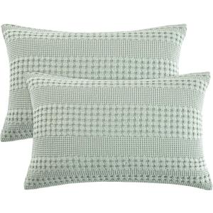 Pacific Coast Goose Feather and Down Bed Pillows Standard Size Set of 2, Hotel Pillow for Sleeping, Downproof, Soft, Fluffy, 100% Cotton Shell