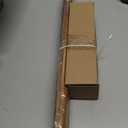 TANGWIN Wood Curtain Rods for Windows 28 to 48 Inch(2.3-4Ft), 1 Inch Adjustable Curtain Rod, Heavy Duty Curtain Rods, Wooden Netted Texture Finial Drapery Rods, Single Window Curtain Rod 18-45", Brown Wood