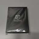 Slim Wallet for Men, Christmas Stocking Stuffers Gifts for Men Him, White Elephant Gifts for Adults Husband Boyfriend, RFID Blocking Minimalist Wallet for Men with Money Clip, Credit Card Holder (Classic Black & Orange)