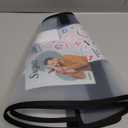 Supet Dog Cone Collar Adjustable After Surgery, Comfortable Pet Recovery Collar & Cone for Large Medium Small Dogs, Elizabethan Dog Neck Collar Plastic Practical L (L(Neck: 14.0~17.5"), White)