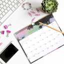 5 x 2026-2027 Wall Calendar, Calendar 2026-2027, 18 Monthly Wall Calendar from January 2026 to June 2027, 11 x 8.5 Inches Thick Paper, Large Ruled Blocks Monthly Calendar, for Home or Office Easy Organizing (Color1)