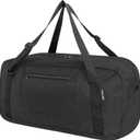 HOLYLUCK Foldable Travel Duffel Bag For Women & Men Luggage Great for Gym -55L, black