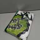 Homgaty Christmas Bath Mat, Green Christmas Bathroom Rug Super Soft Absorbent Bath Rug, Non Slip Christmas Plush Bath Mat for Bathroom, Living Room, Bedroom - 25.5x22.4 Inches