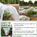 Plant Covers Freeze Protection 7 x 100 Ft, Thick Frost Cloth for Outdoor Plants, Winter Plant Blankets and Frost Covers for Garden Frost Protection, Floating Row Cover