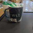 Lighthouse Christian Products Mr and Mrs Blue 13 ounce Ceramic Coffee Mugs