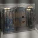 23" x 18" Vanity Mirror with Lights, Led Makeup Mirror, Lighted Makeup Mirror with 3 Color Dimmable Lights, Smart Touch Screen Control, Aluminum Metal Frame,USB Charging Port (White)