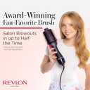 REVLON One-Step Volumizer Hair Dryer and Styler  Easy Salon-Style Blowouts  Less Frizz, More Shine, and Reduced Heat Damage, for All Hair Types and Lengths (Black) (1.0 VOLUMIZER)