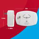 First Alert Carbon Monoxide Detector, Plug-In Alarm with Battery Backup, CO606, White, 1-Pack