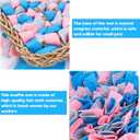 VCZONE 16" x 8" Rabbit Seagrass Snuffle Mat , Pure Hand-woven Felt Cloth Pet Foraging Mat, Enrichment Toy Bed Activity Mat for Rabbits, Bunny, Guinea Pigs, Ferrets, Chinchillas, Small Animals (16*8in)