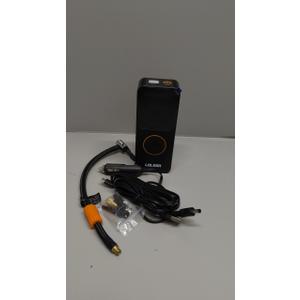 Tire Inflator Portable Air CompressorAir Pump 20000mAh & 150PSI Cordless Electric for Car, Motorcycle, Bike, Ball, with Tire Gauge Pressure, DualUse Type (Black)