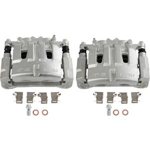 SCITOO 18B5508 18B5509 Front Brake Calipers With Bracket Compatible For Jeep For Cherokee 2014-2023