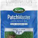 Scotts PatchMaster Lawn Repair Mix Sun + Shade Mix, Combination Grass Seed, Fertilizer, and Mulch, 4.75 lbs.