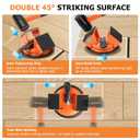 Floor Gap Fixer Tool Heavy Duty Suction Cup for Laminate Vinyl LVP Wood Flooring Gap Repair Kit with Plank Grabber
