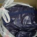 12 Pack Extra Heavy Duty Large Moving Bags with Strong Zipper & Comfortable Handles, Sturdy & Durable Clothes Storage Bags Totes Bins, Packing Moving Boxes for College Supplies, Dark Blue