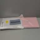 Seorsok Compatible with MacBook Air 13 Inch Case 2022-2018 Release A1932 A2179 M1 A2337,Elegant Leather Plastic Hard Shell Case Transparent Keyboard Cover,Pink Woven Fabric No Logo Cutout Design Pink